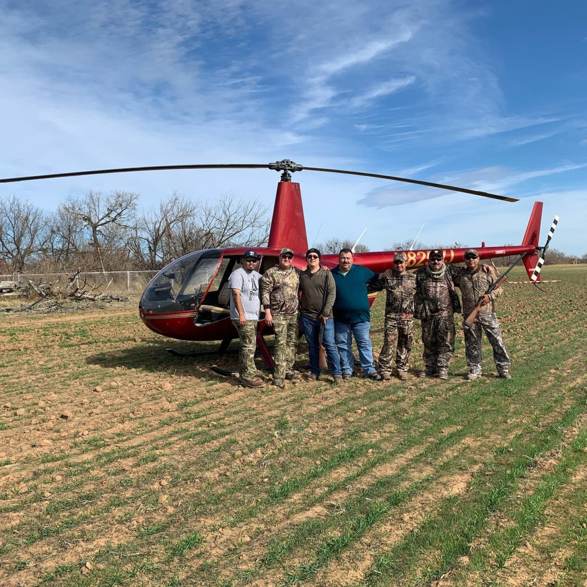 Texas Helicopter Hog Hunt