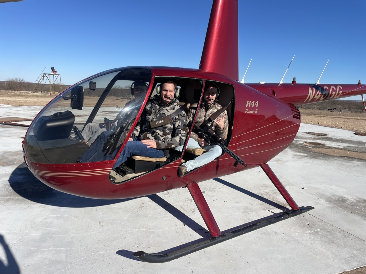 Texas Helicopter Hog Hunt