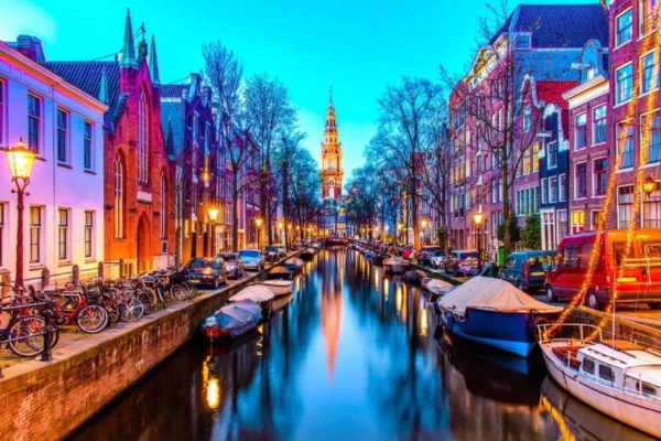 Biking Amsterdam for 2